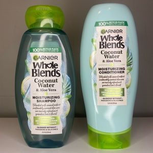 Garnier Whole Blends Coconut Water Aloe Vera Moisturizing Shampoo & Conditioner